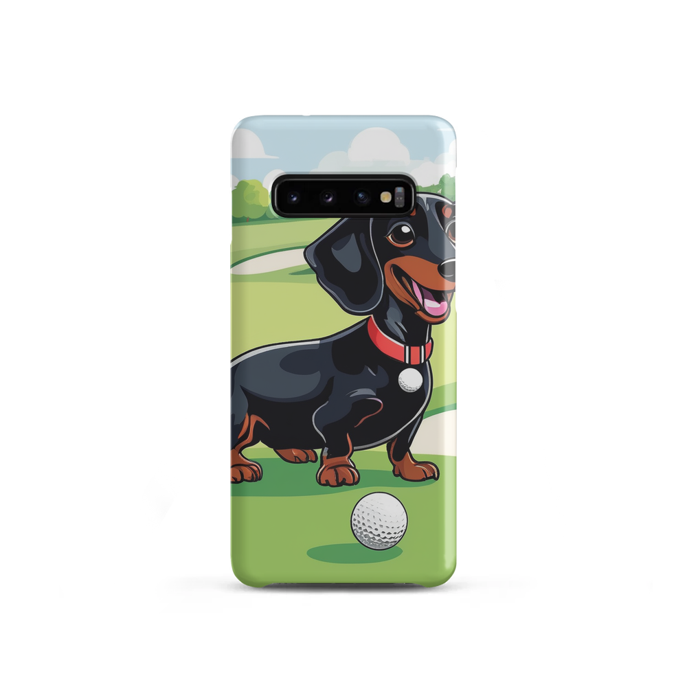 PugMug Custom Black Dachshund Samsung Case