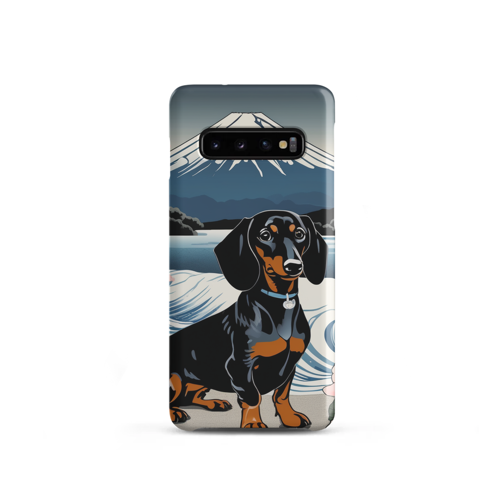 PugMug Custom Black Dachshund Samsung Case