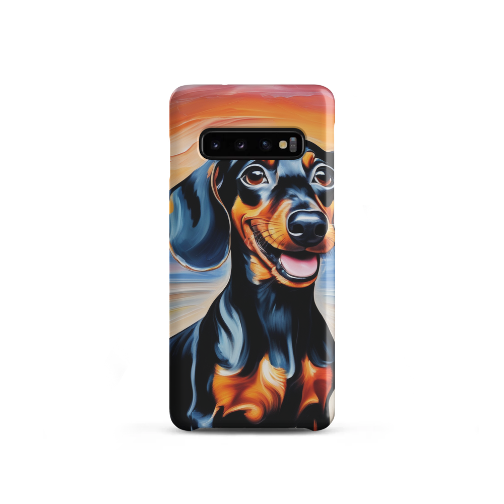 PugMug Custom Black Dachshund Samsung Case