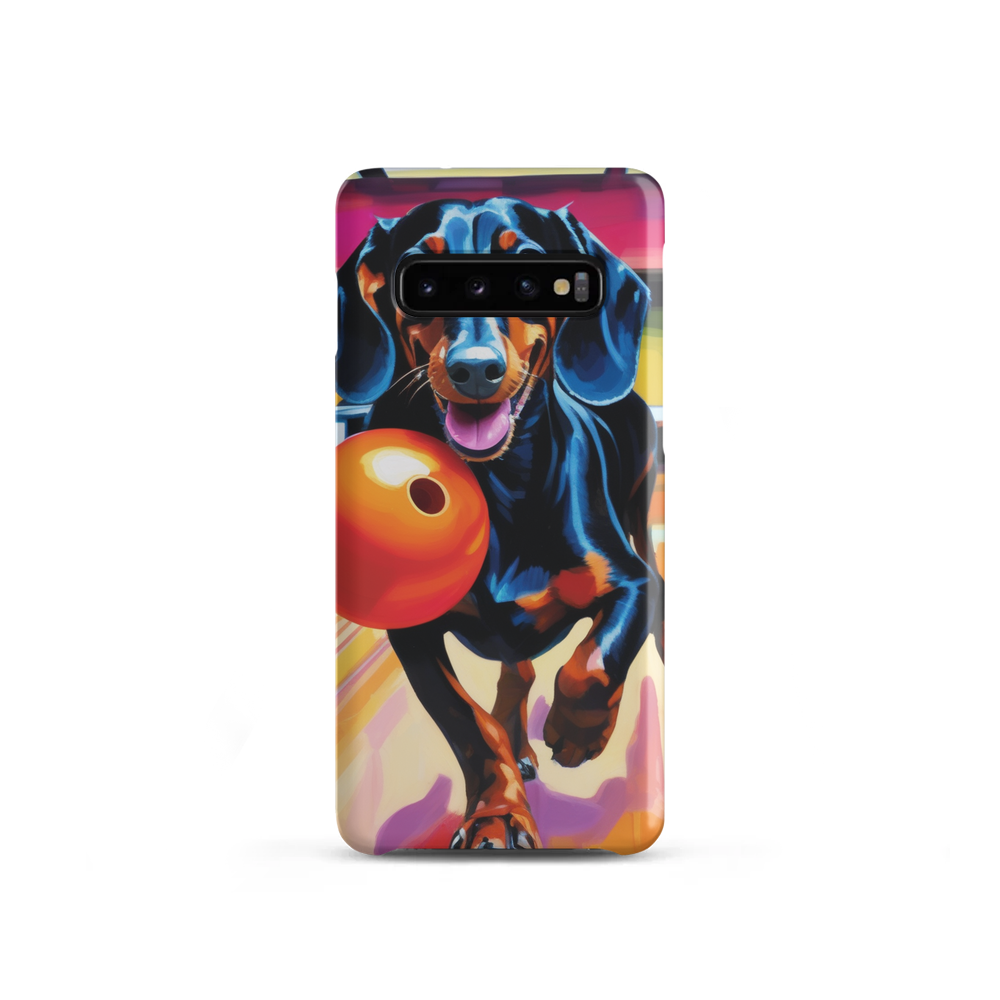 PugMug Custom Black Dachshund Samsung Case