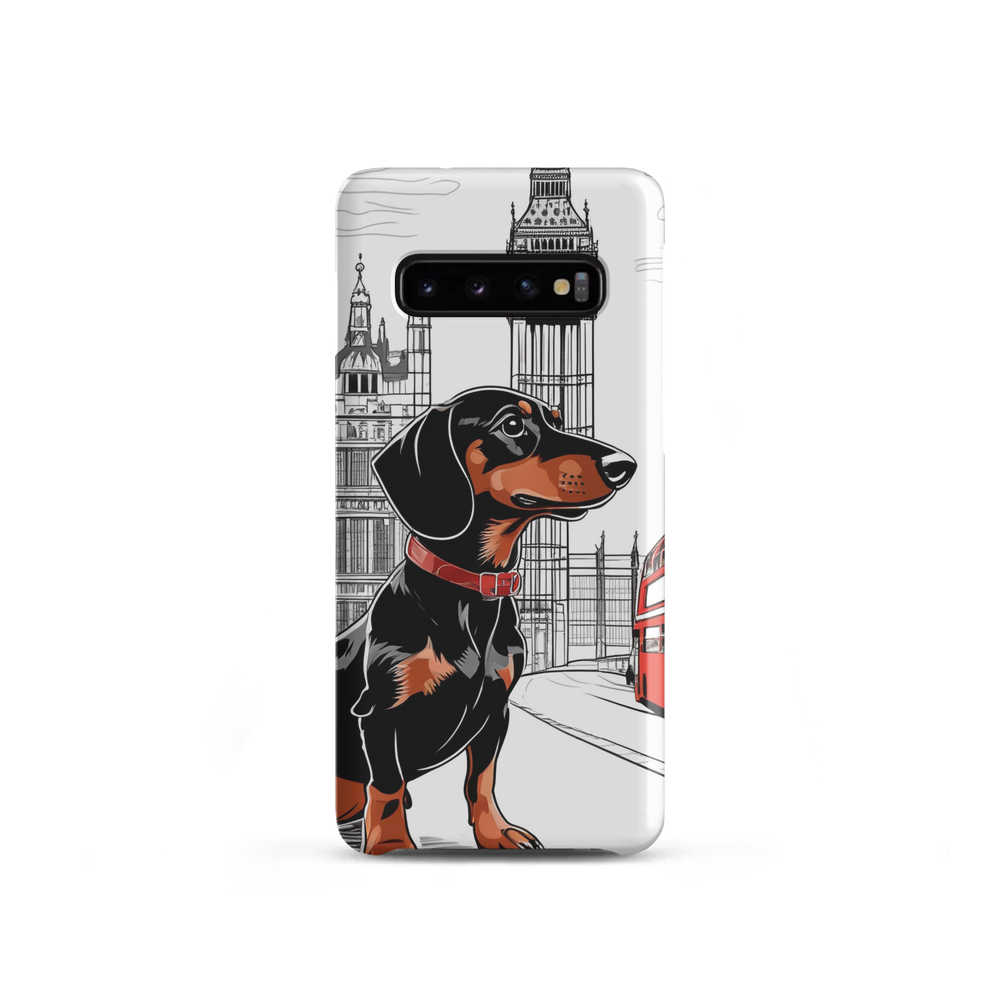 PugMug Custom Black Dachshund Samsung Case