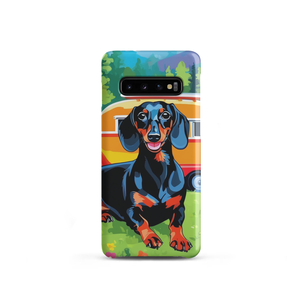 PugMug Custom Black Dachshund Samsung Case