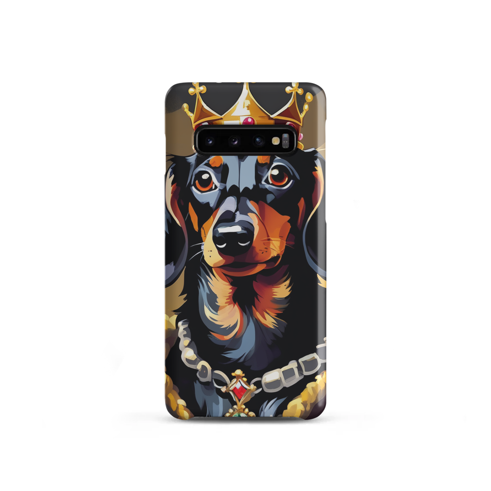 PugMug Custom Black Dachshund Samsung Case