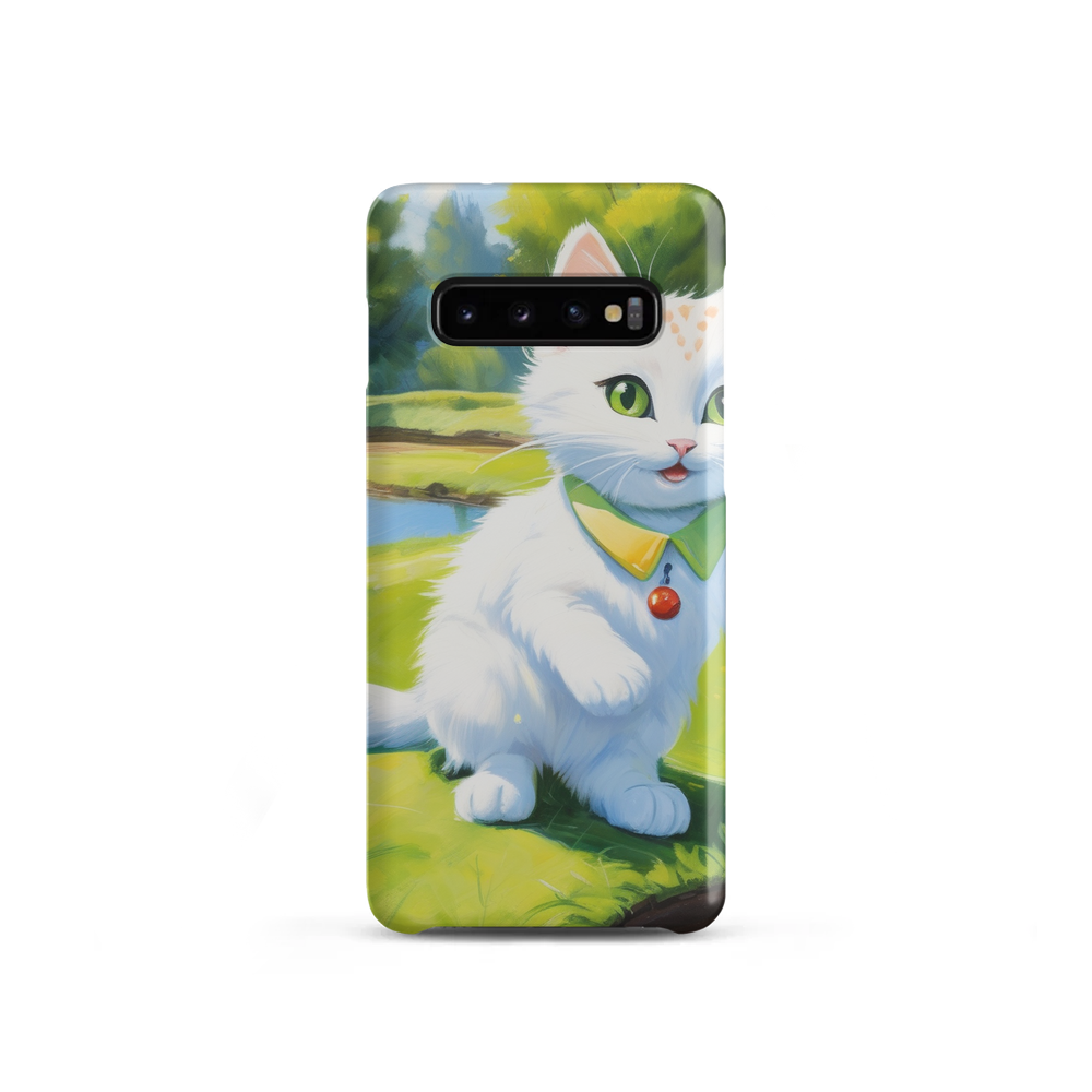 PugMug Custom White Companion Cat Samsung Case
