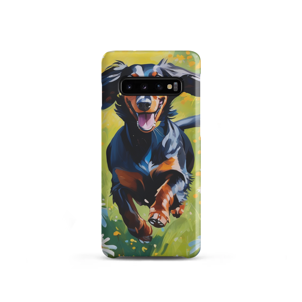 PugMug Custom Black Dachshund Samsung Case