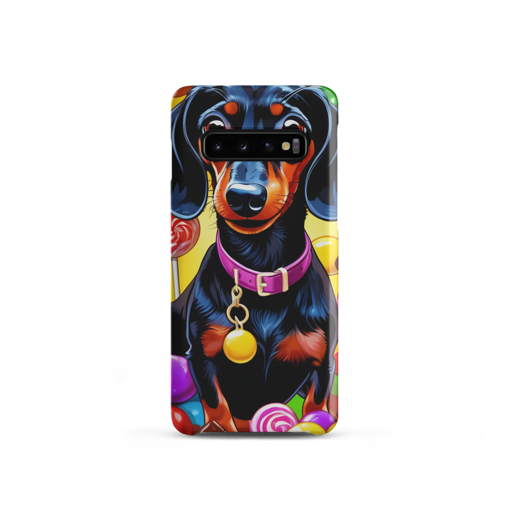 PugMug Custom Black Dachshund Samsung Case