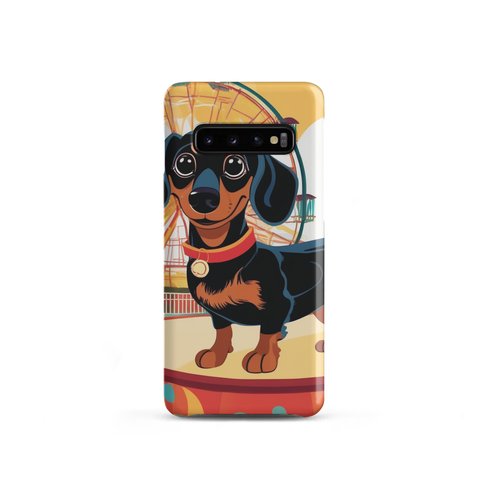 PugMug Custom Black Dachshund Samsung Case
