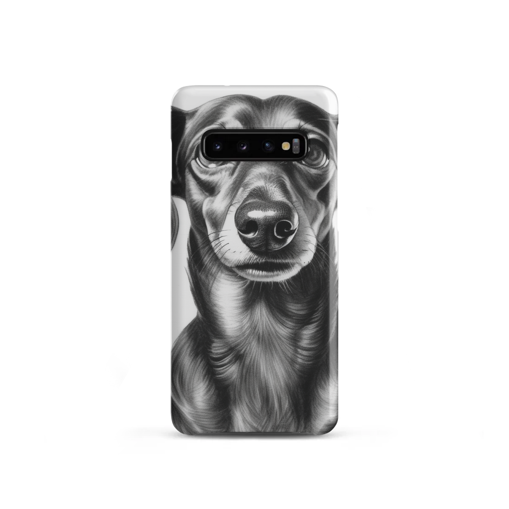 PugMug Custom Black Dachshund Samsung Case