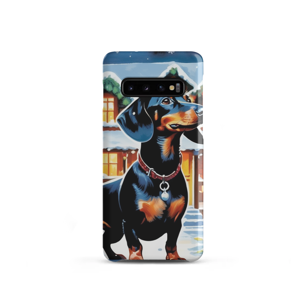 PugMug Custom Black Dachshund Samsung Case