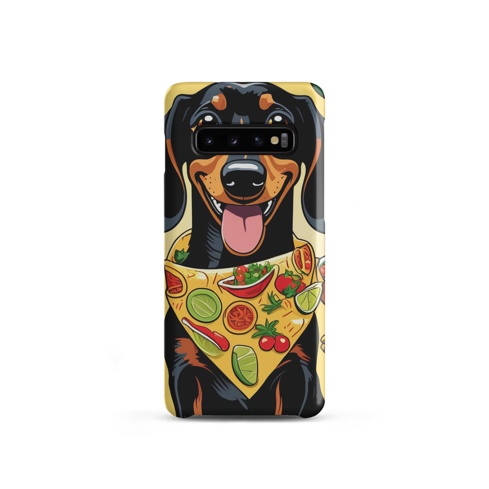 PugMug Custom Black Dachshund Samsung Case