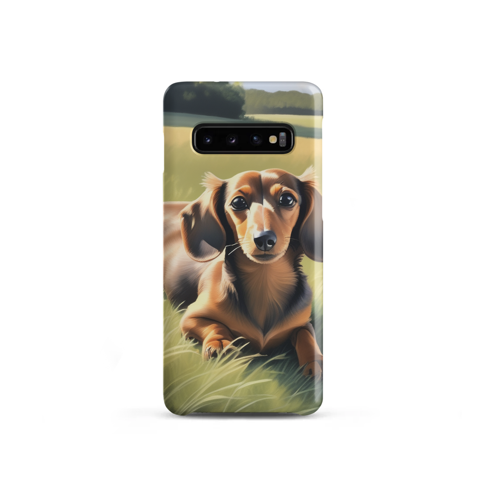 PugMug Custom Tan Dachshund Samsung Case