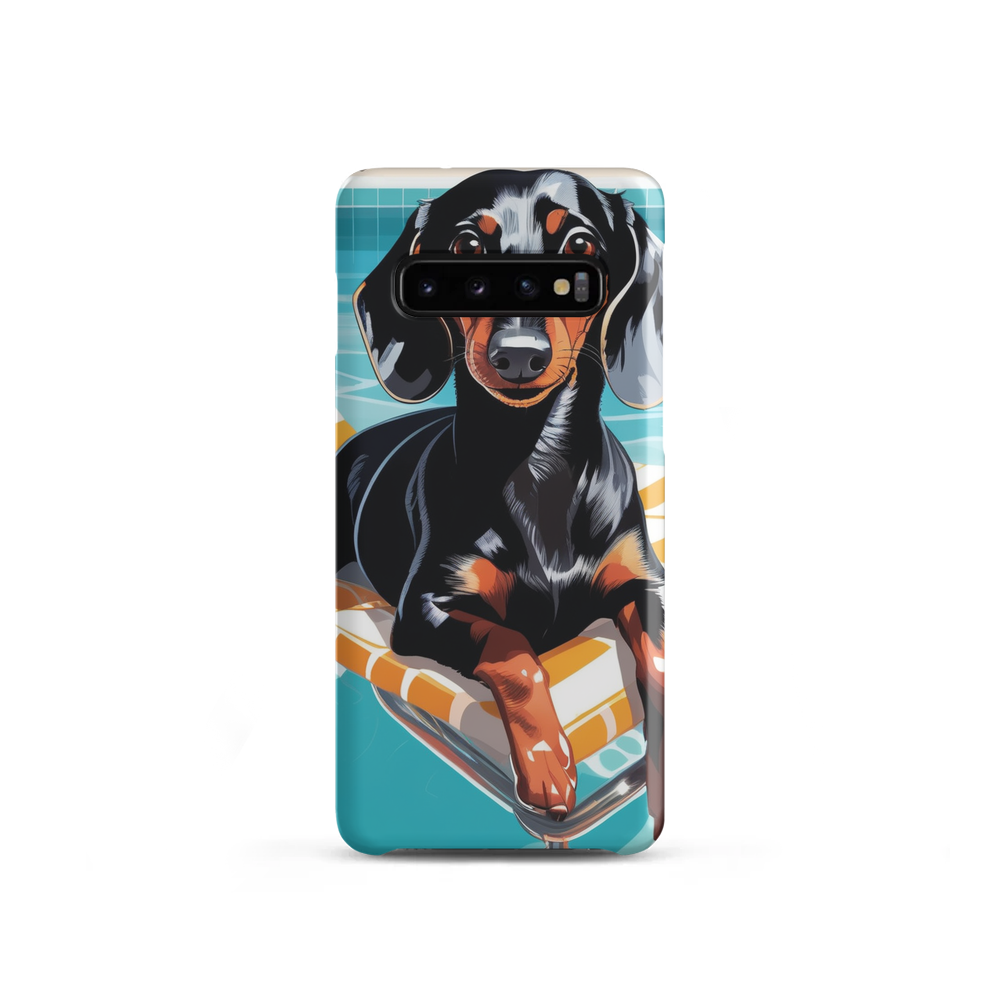 PugMug Custom Black Dachshund Samsung Case