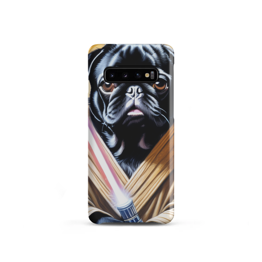 PugMug Custom Black Pug Samsung Case