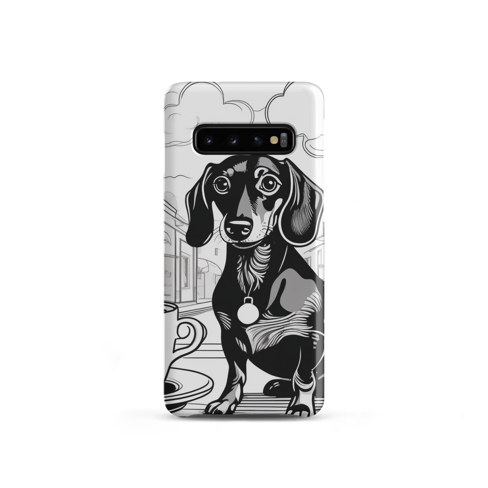 PugMug Custom Black Dachshund Samsung Case