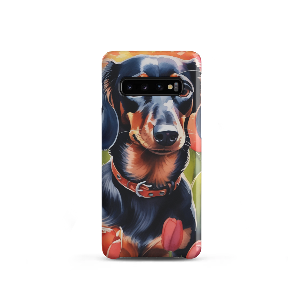 PugMug Custom Black Dachshund Samsung Case