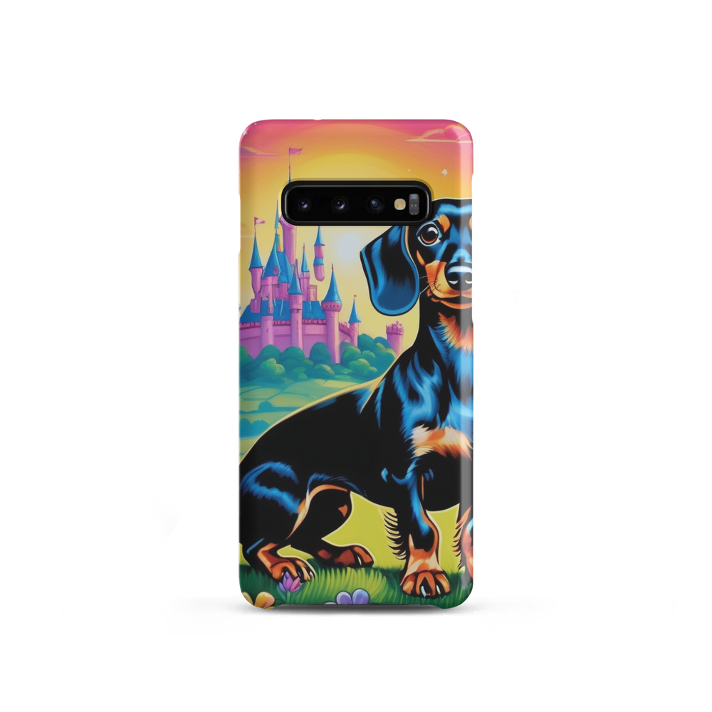 PugMug Custom Black Dachshund Samsung Case