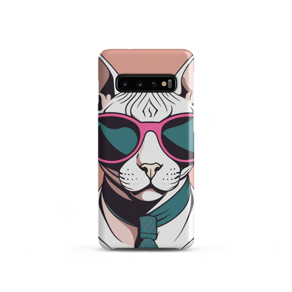 PugMug Custom White Sphynx Cat Samsung Case