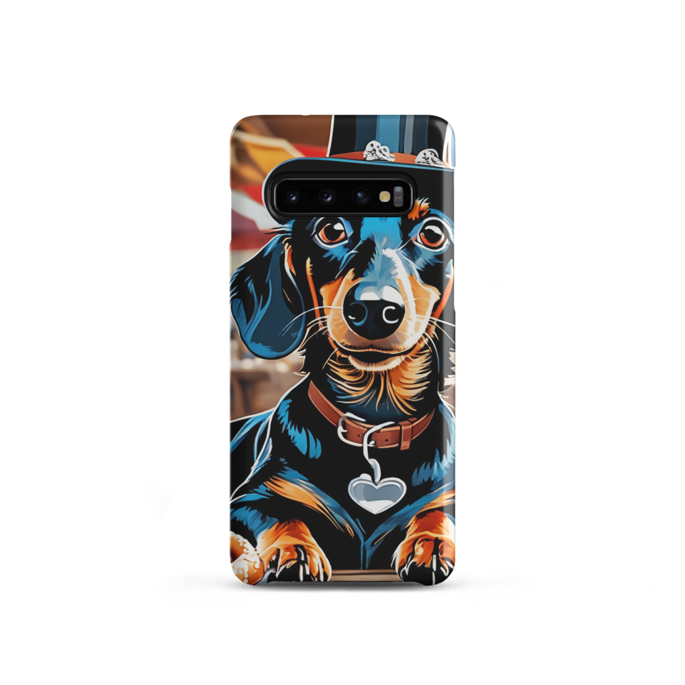 PugMug Custom Black Dachshund Samsung Case