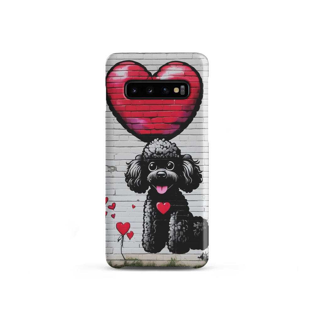 PugMug Custom Black Poodle Samsung Case