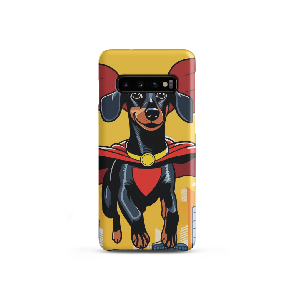 PugMug Custom Black Dachshund Samsung Case