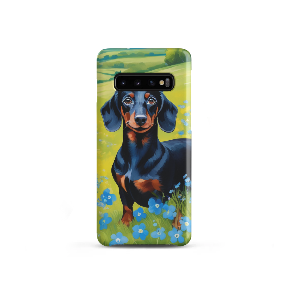 PugMug Custom Black Dachshund Samsung Case