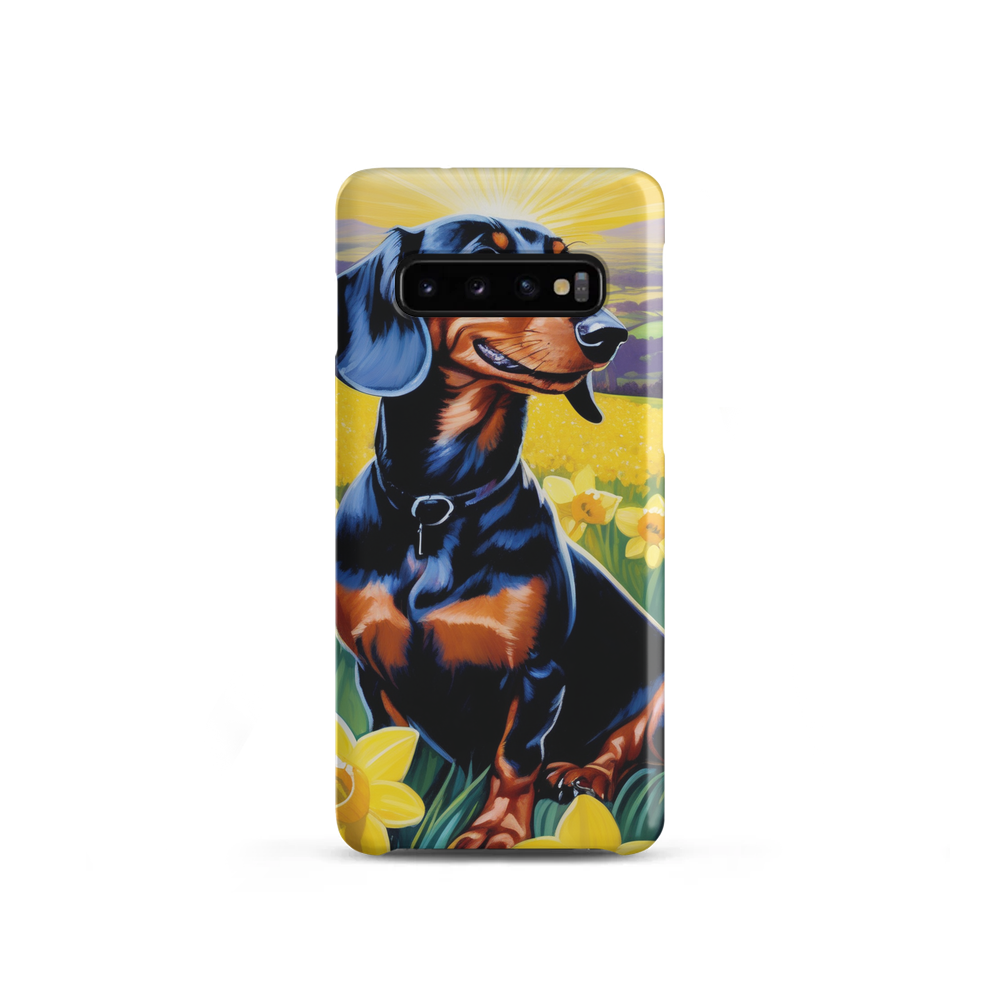 PugMug Custom Black Dachshund Samsung Case