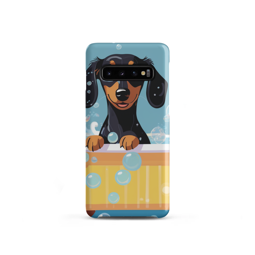 PugMug Custom Black Dachshund Samsung Case