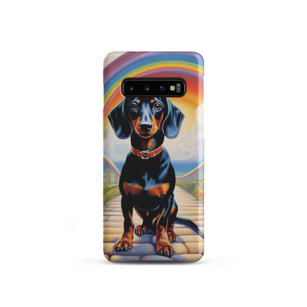 PugMug Custom Black Dachshund Samsung Case
