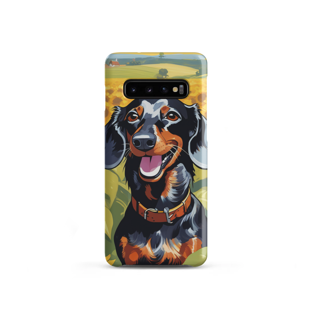 PugMug Custom Black Dachshund Samsung Case