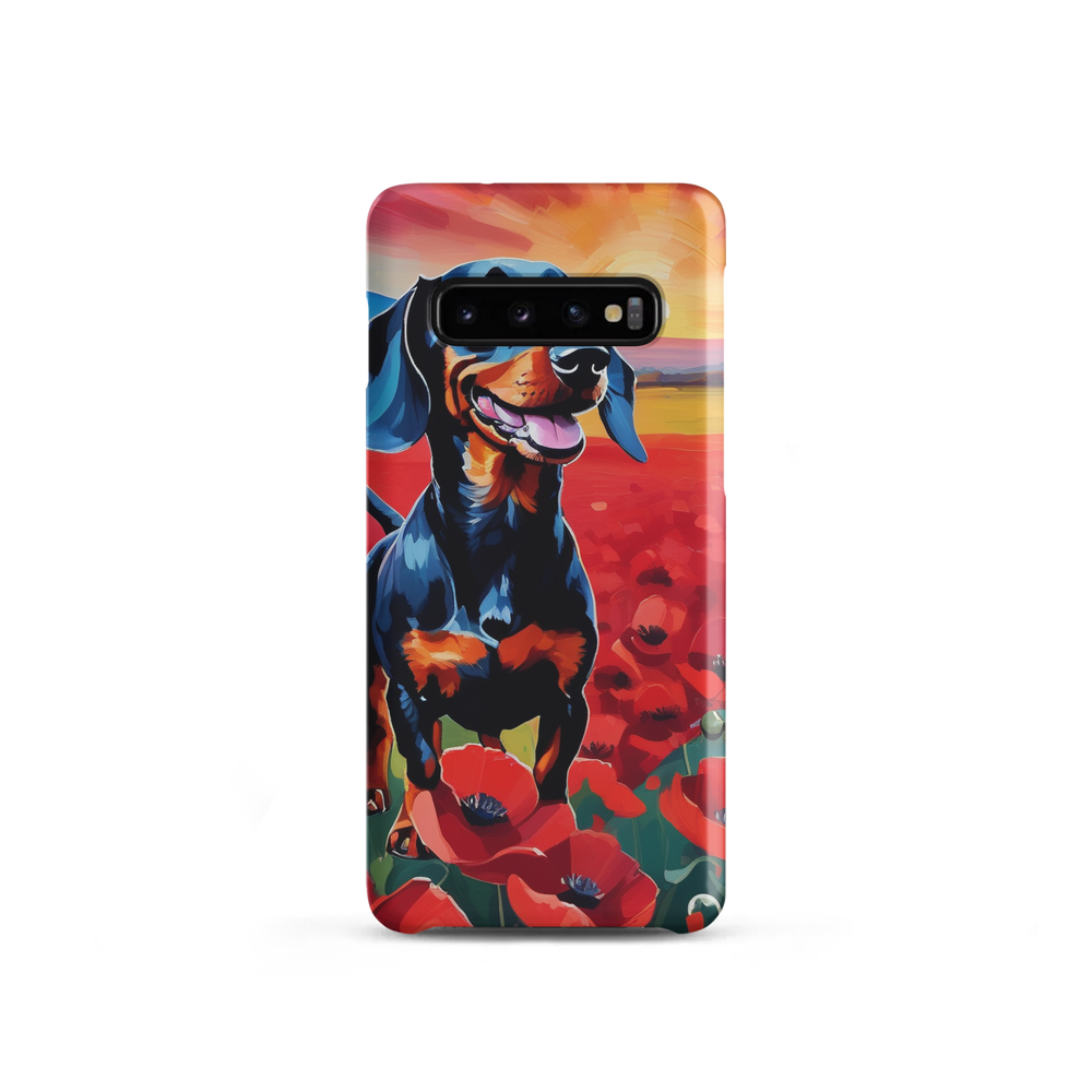 PugMug Custom Black Dachshund Samsung Case