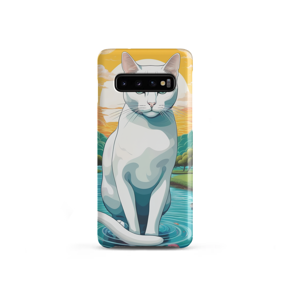 PugMug Custom White Companion Cat Samsung Case