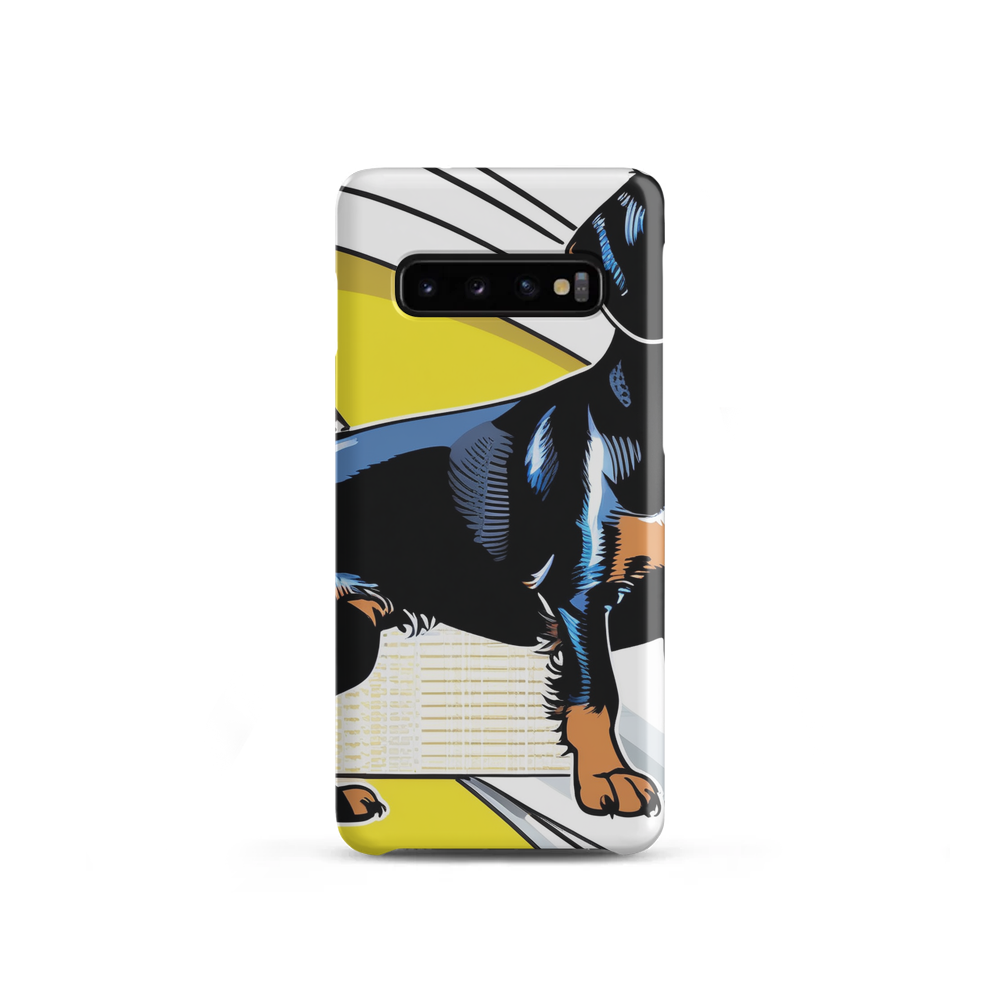 PugMug Custom Black Dachshund Samsung Case