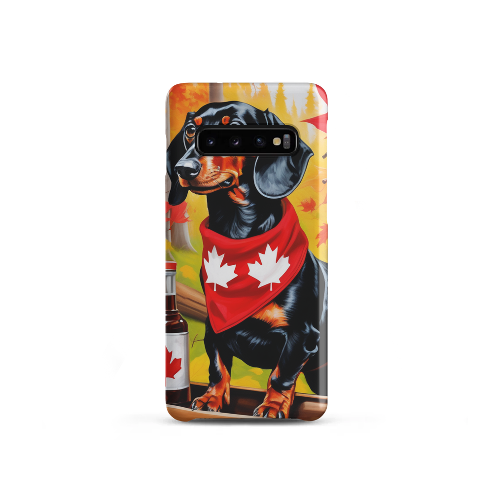 PugMug Custom Black Dachshund Samsung Case