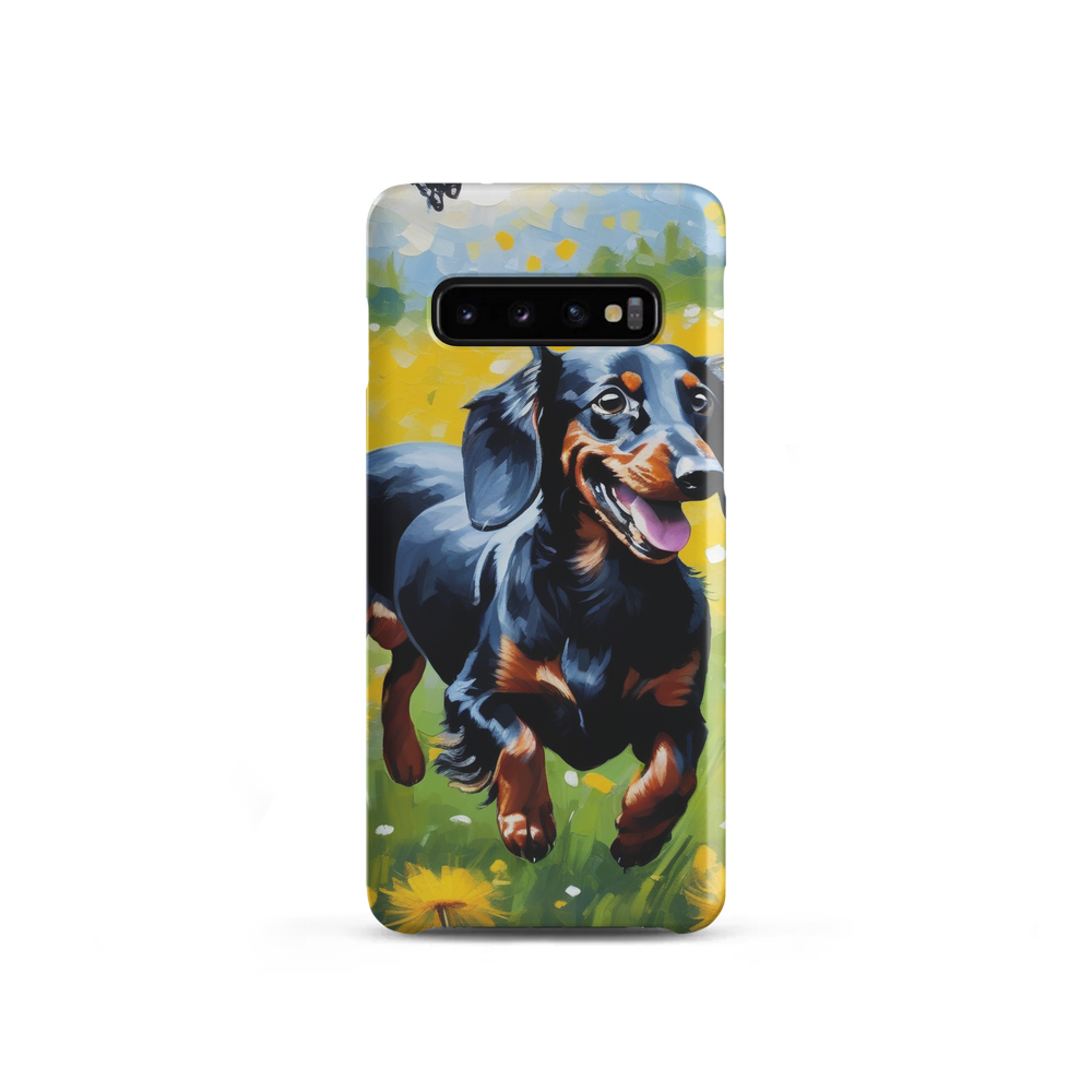 PugMug Custom Black Dachshund Samsung Case