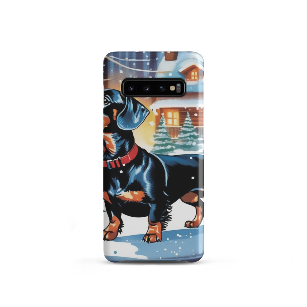 PugMug Custom Black Dachshund Samsung Case