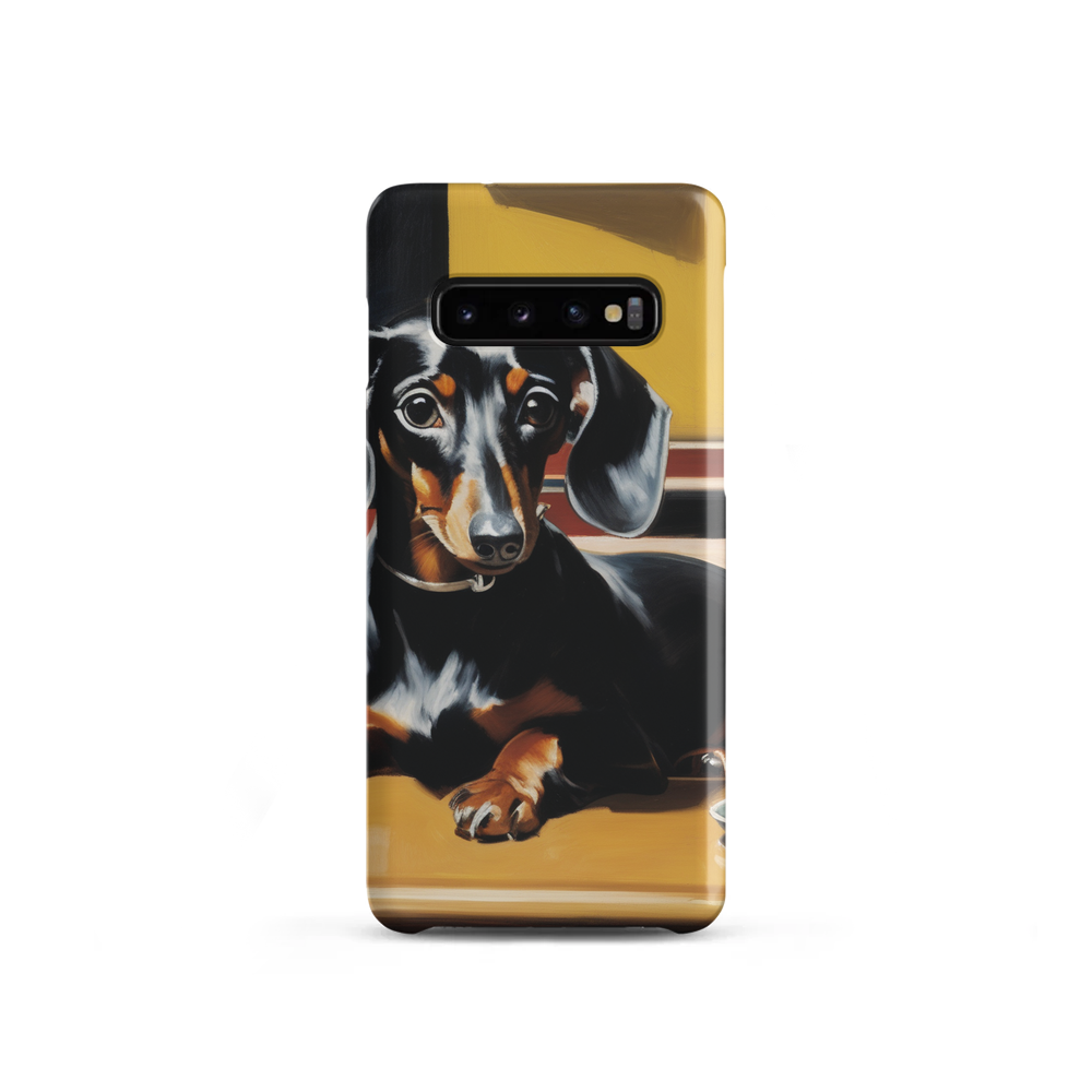 PugMug Custom Black Dachshund Samsung Case