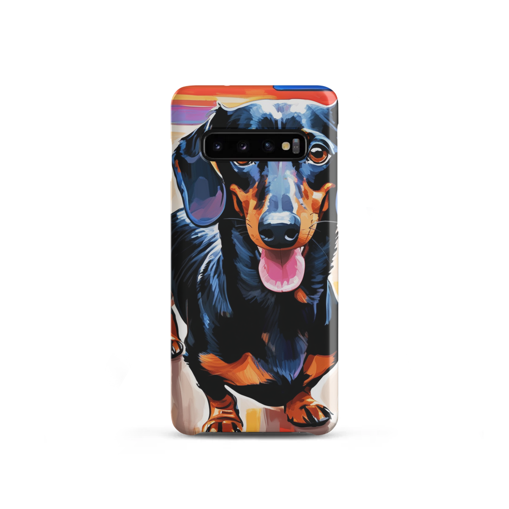 PugMug Custom Black Dachshund Samsung Case