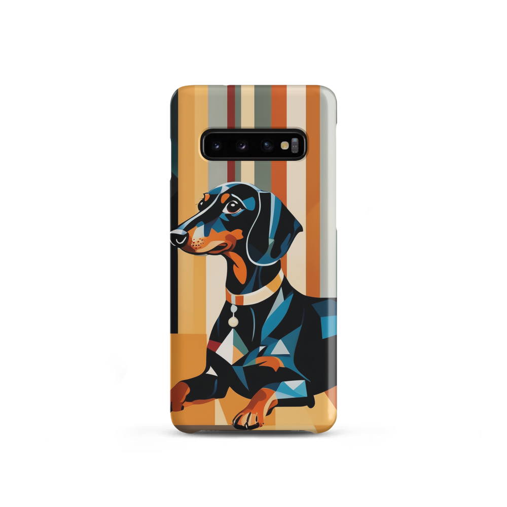 PugMug Custom Black Dachshund Samsung Case