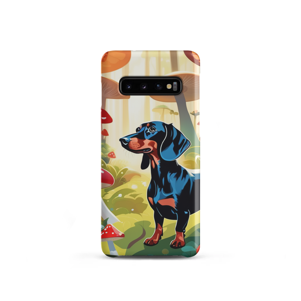 PugMug Custom Black Dachshund Samsung Case