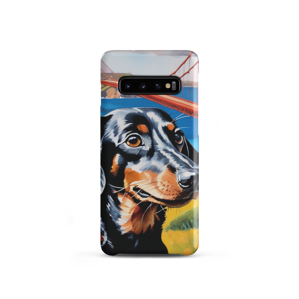 PugMug Custom Black Dachshund Samsung Case