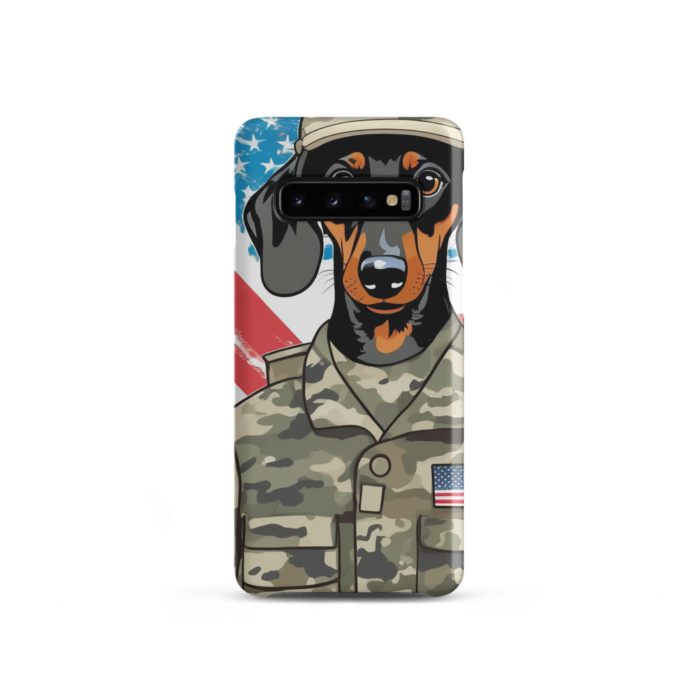 PugMug Custom Black Dachshund Samsung Case