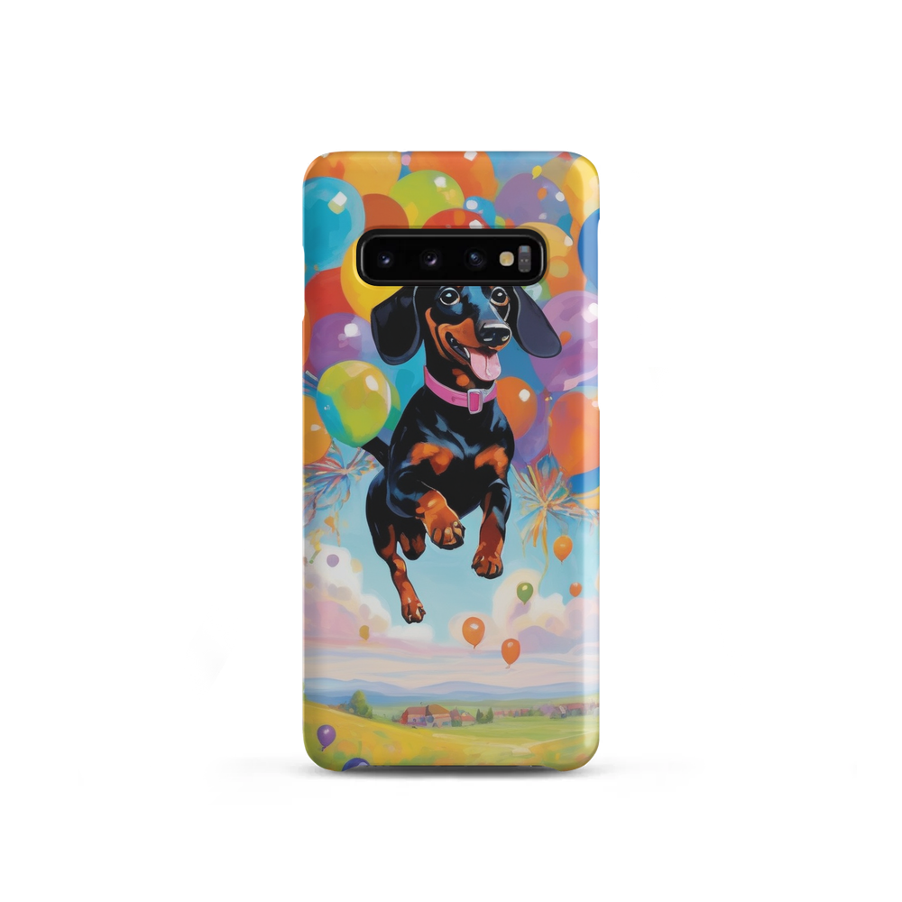 PugMug Custom Black Dachshund Samsung Case