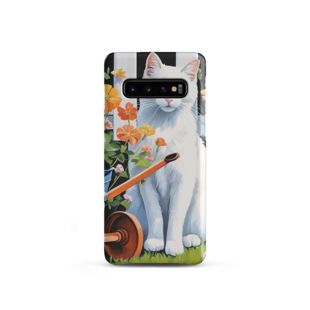 PugMug Custom White Companion Cat Samsung Case