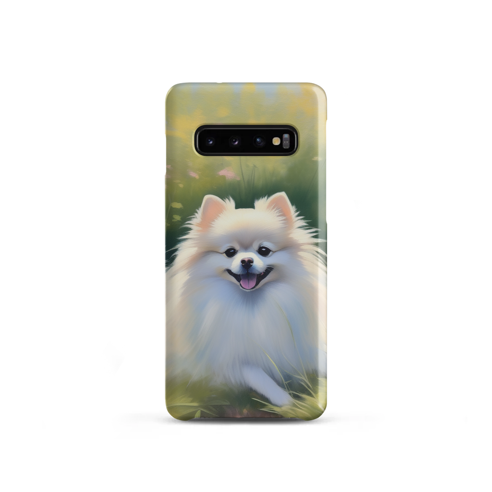 PugMug Custom White Pomeranian Samsung Case