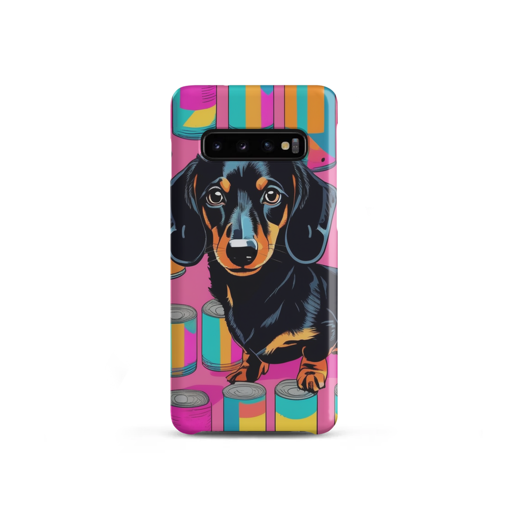 PugMug Custom Black Dachshund Samsung Case