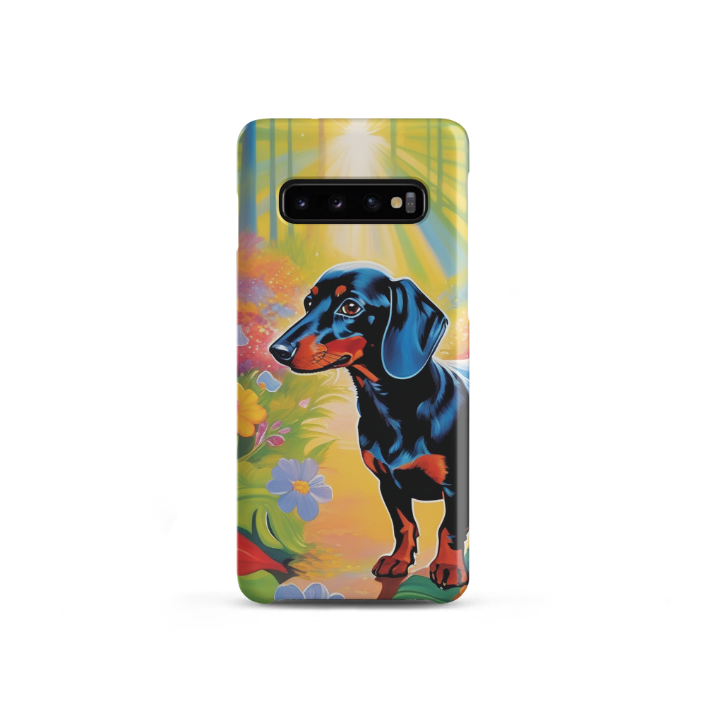 PugMug Custom Black Dachshund Samsung Case