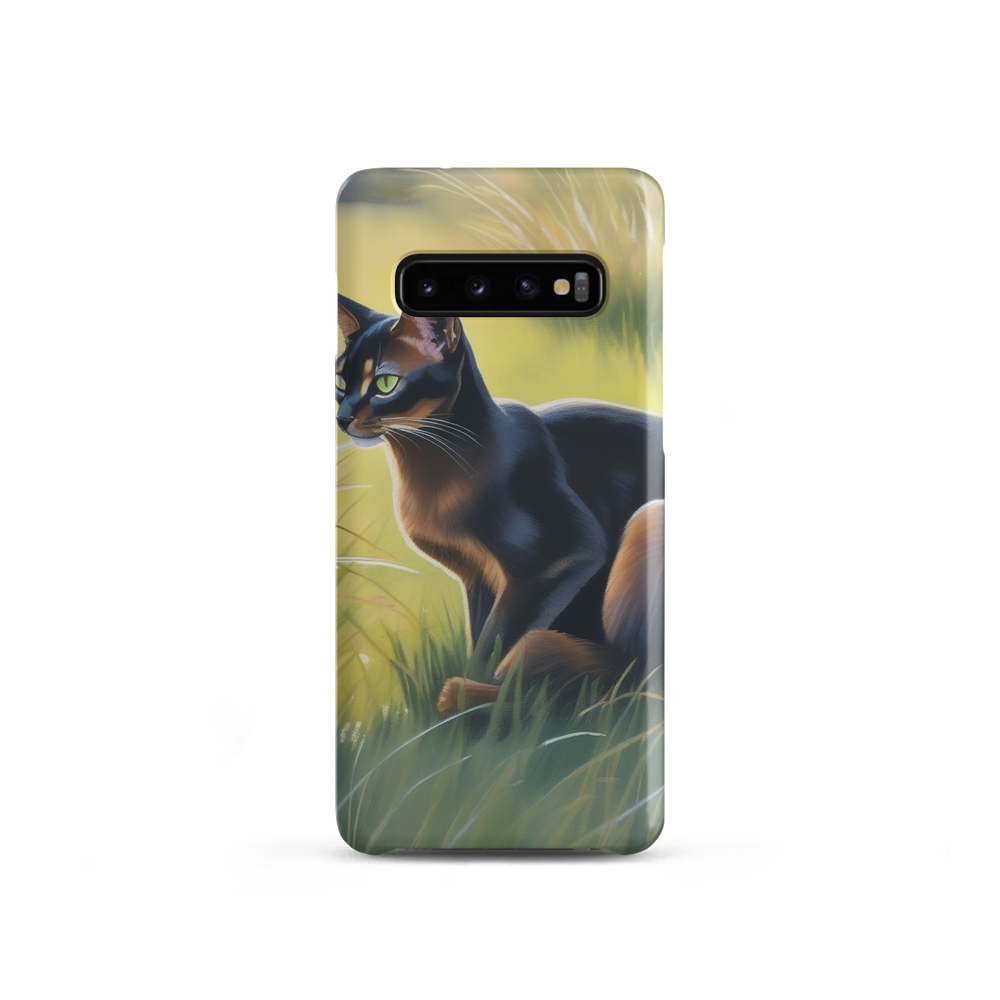 PugMug Custom Black Abyssinian Cat Samsung Case