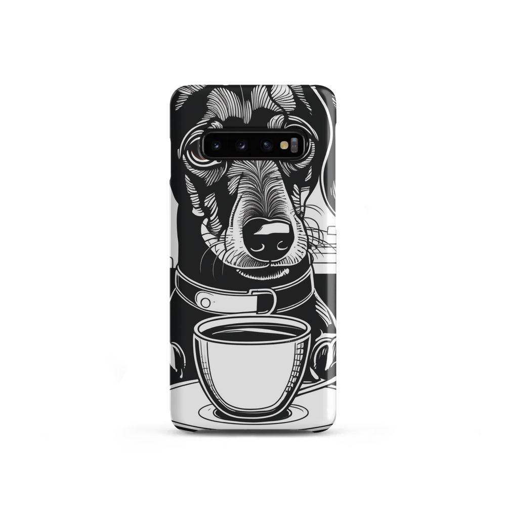 PugMug Custom Black Dachshund Samsung Case
