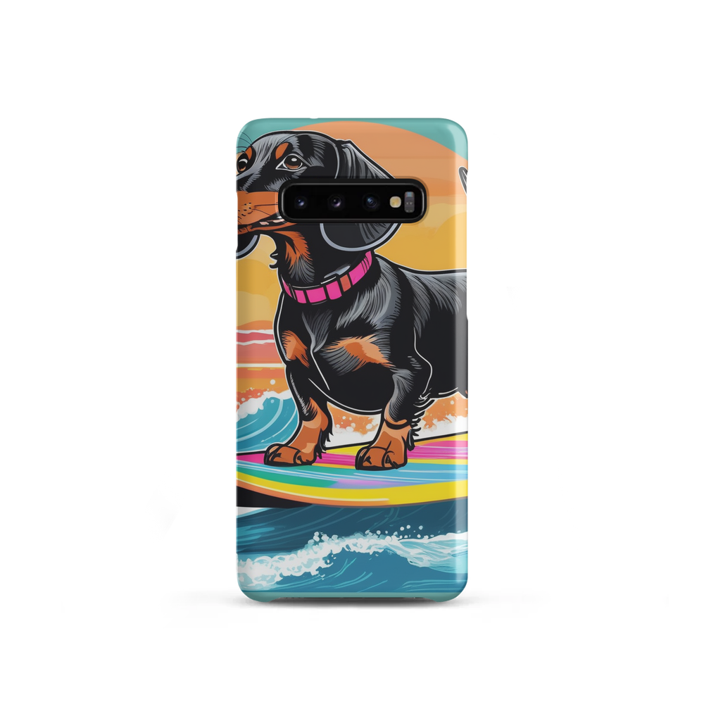 PugMug Custom Black Dachshund Samsung Case