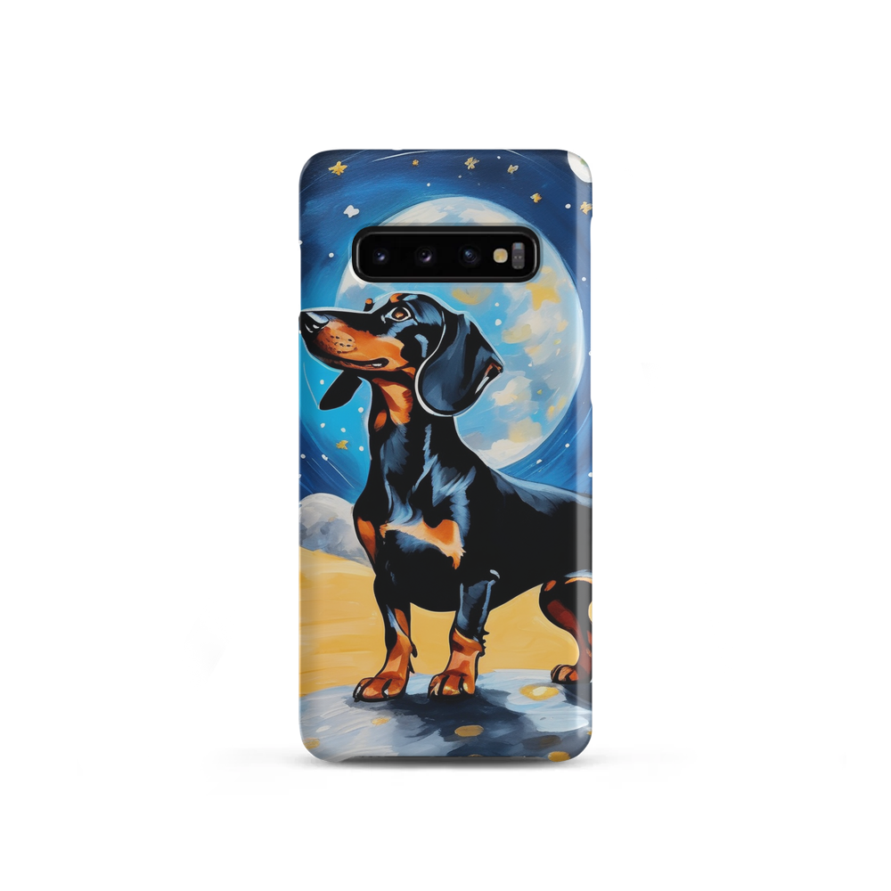 PugMug Custom Black Dachshund Samsung Case